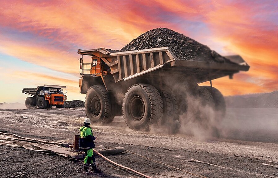 Mining operations in Zambia